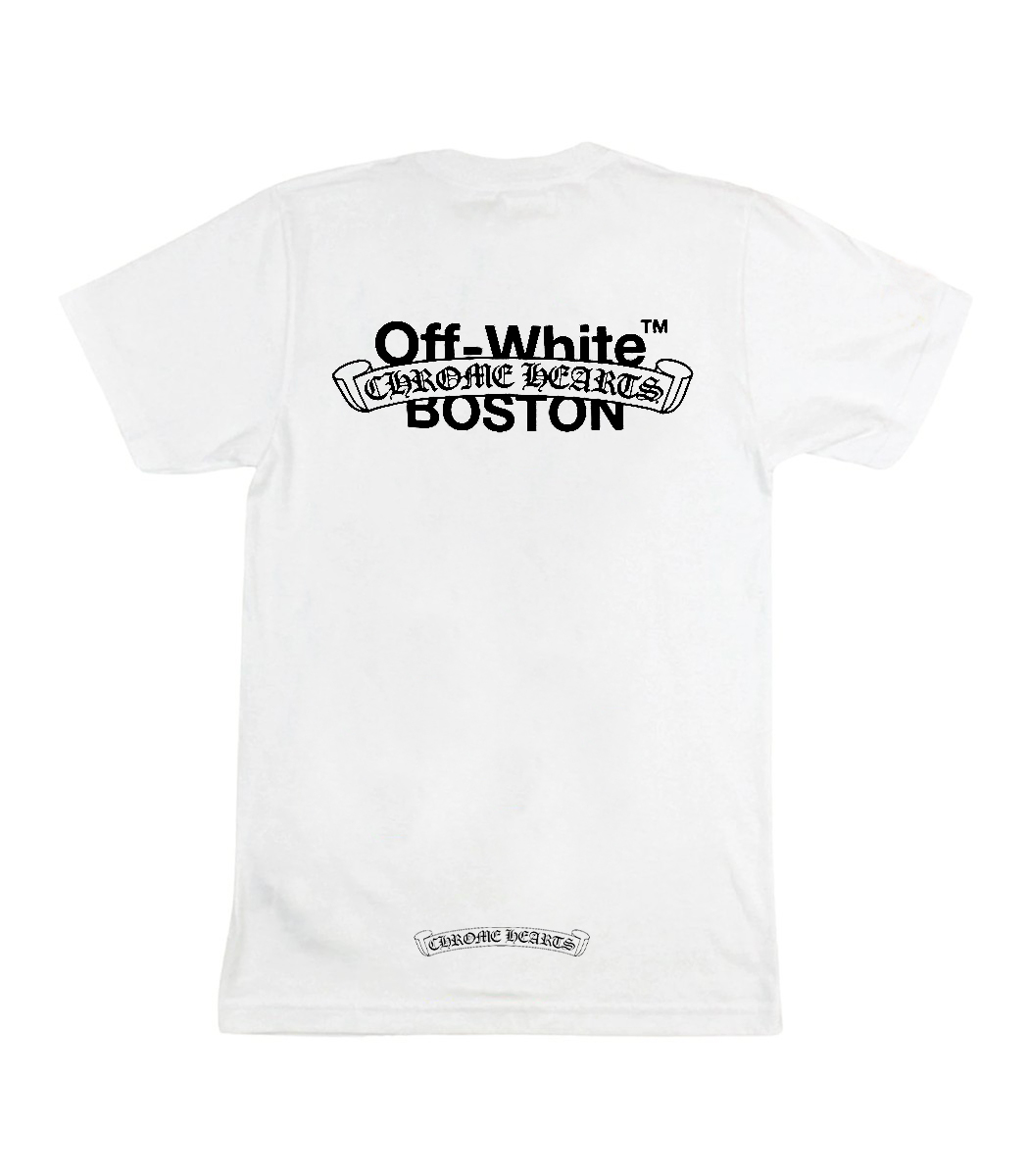 Off-White x Chrome Hearts Boston T-Shirt - Chrome Hearts Clothing 