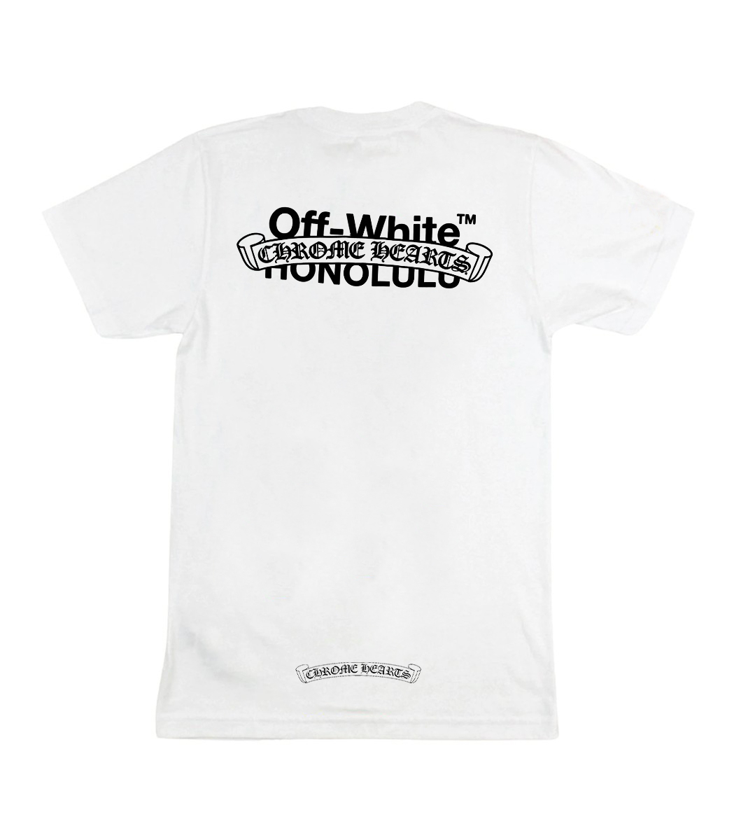 Off white chrome hearts t sale shirt